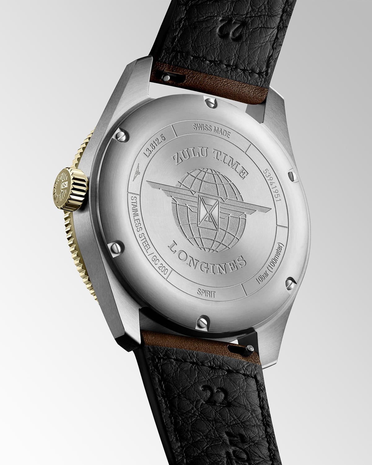 Longines Spririt Zulu Time GMT 42mm - L3.812.5.53.2 - Bilde 3