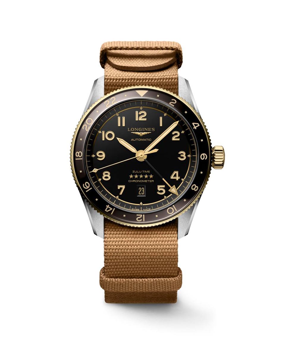 Longines Spririt Zulu Time GMT 42mm - L3.812.5.53.9